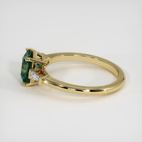 1.60 Ct. Bi Color Sapphire Ring, 10K Yellow Gold 4