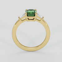 1.66 Ct. Green Sapphire Ring, 10K Yellow Gold 3