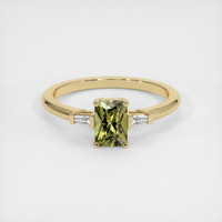 0.88 Ct. Gemstone Ring, 14K Yellow Gold 1