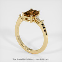 1.57 Ct. Gemstone Ring, 14K Yellow Gold 2