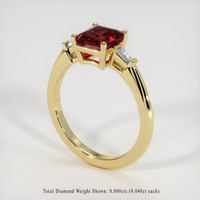 1.71 Ct. Gemstone Ring, 14K Yellow Gold 2