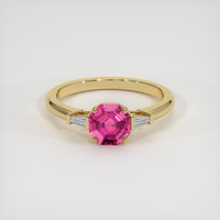 0.81 Ct. Gemstone Ring, 14K Yellow Gold 1