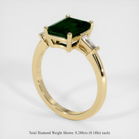 2.04 Ct. Gemstone Ring, 14K Yellow Gold 2