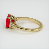 1.91 Ct. Ruby Ring, 14K Yellow Gold 4