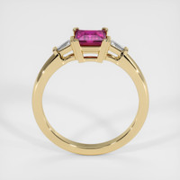 0.72 Ct. Ruby Ring, 14K Yellow Gold 3