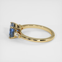 2.06 Ct. Bi Color Sapphire Ring, 14K Yellow Gold 4