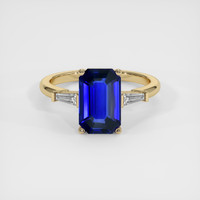 3.03 Ct. Sapphire Ring, 14K Yellow Gold 1