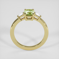 1.21 Ct. Yellowish Green Sapphire Ring, 14K Yellow Gold 3