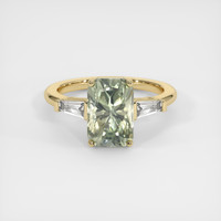 3.80 Ct. Sapphire Ring, 14K Yellow Gold 1