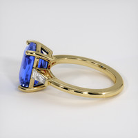 4.67 Ct. Blue Sapphire Ring, 18K Yellow Gold 4