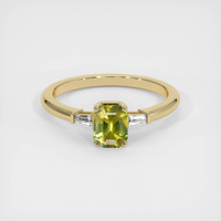 1.56 Ct. Sapphire Ring, 18K Yellow Gold 1