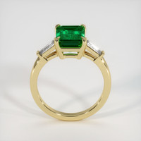 2.90 Ct. Emerald Ring, 18K Yellow Gold 3