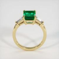 2.71 Ct. Emerald Ring, 18K Yellow Gold 3