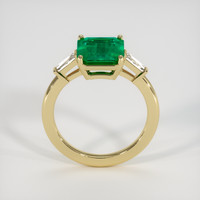 2.29 Ct. Emerald Ring, 18K Yellow Gold 3