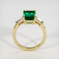 2.47 Ct. Emerald Ring, 18K Yellow Gold 3