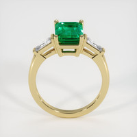 2.34 Ct. Emerald Ring, 18K Yellow Gold 3