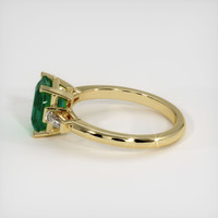 1.65 Ct. Emerald Ring, 18K Yellow Gold 4