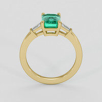 1.63 Ct. Emerald Ring, 18K Yellow Gold 3