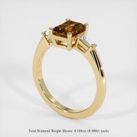 1.57 Ct. Gemstone Ring, 18K Yellow Gold 2