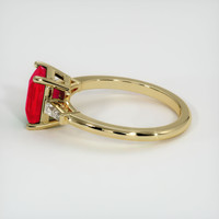 1.91 Ct. Ruby Ring, 18K Yellow Gold 4