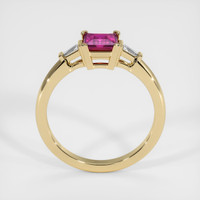 0.72 Ct. Ruby Ring, 18K Yellow Gold 3