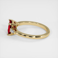 1.26 Ct. Ruby Ring, 18K Yellow Gold 4