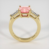 1.68 Ct. Padparadscha Sapphire Ring, 18K Yellow Gold 3