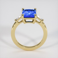 3.26 Ct. Blue Sapphire Ring, 18K Yellow Gold 3