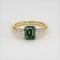 2.08 Ct. Sapphire Ring, 18K Yellow Gold 1