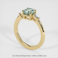 1.58 Ct. Sapphire Ring, 18K Yellow Gold 2