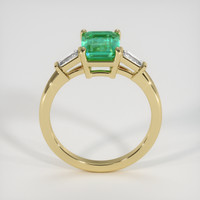 1.49 Ct. Emerald Ring, 18K Yellow Gold 3