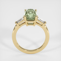 3.80 Ct. Sapphire Ring, 18K Yellow Gold 3