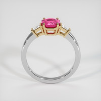 0.81 Ct. Gemstone Ring, 18K Yellow & White 3