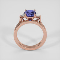 2.65 Ct. Color Change Sapphire Ring, 14K Rose Gold 3
