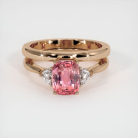 2.05 Ct. Sapphire Ring, 18K Rose Gold 1
