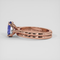 2.65 Ct. Color Change Sapphire Ring, 18K Rose Gold 4