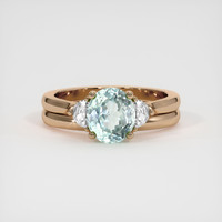 1.79 Ct. Sapphire Ring, 18K Rose Gold 1
