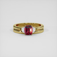 1.13 Ct. Ruby Ring, 10K Yellow Gold 1