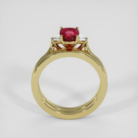 1.13 Ct. Ruby Ring, 10K Yellow Gold 3