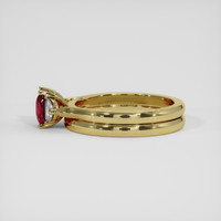 1.13 Ct. Ruby Ring, 10K Yellow Gold 4