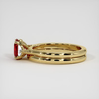 1.20 Ct. Ruby Ring, 14K Yellow Gold 4