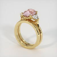 3.21 Ct. Sapphire Ring, 18K Yellow Gold 2