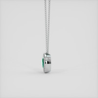 3.32 Ct. Emerald Pendant, Platinum 950 3