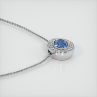 1.04 Ct. Gemstone Pendant, Platinum 950 3