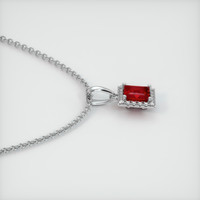 0.40 Ct. Ruby Pendant, Platinum 950 3