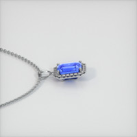 4.67 Ct. Sapphire Pendant, 14K White Gold 3