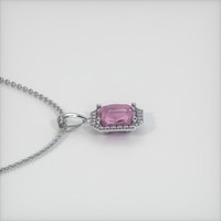 3.06 Ct. Sapphire Pendant, 14K White Gold 3