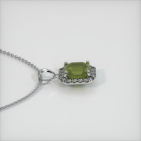 1.91 Ct. Sapphire Pendant, 14K White Gold 3