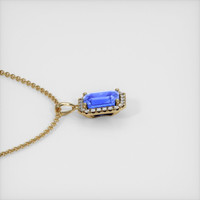 4.67 Ct. Sapphire Pendant, 14K Yellow Gold 3