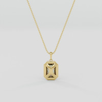 1.28 Ct. Bi Color Andalusite Pendant, 14K Yellow Gold 4